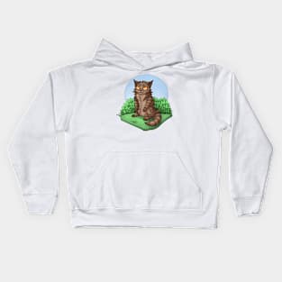 Dark cat Kids Hoodie